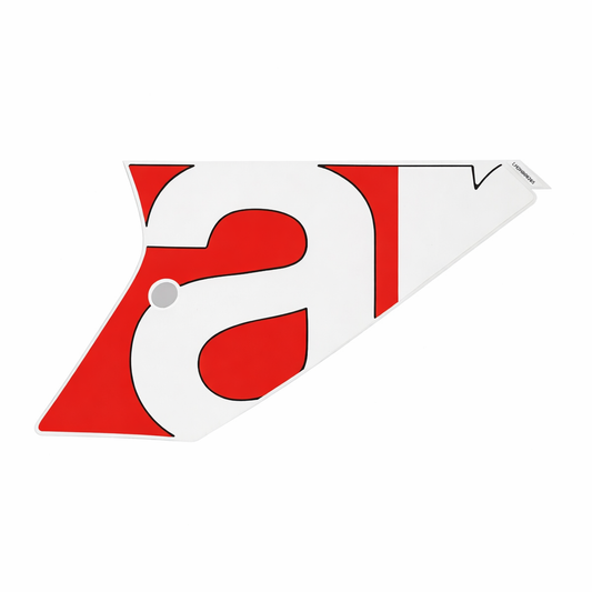 OEM Aprilia LH Lower Fairing Decal "a"